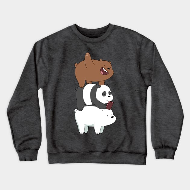 Bear Bear Bear Crewneck Sweatshirt by Atpidarp